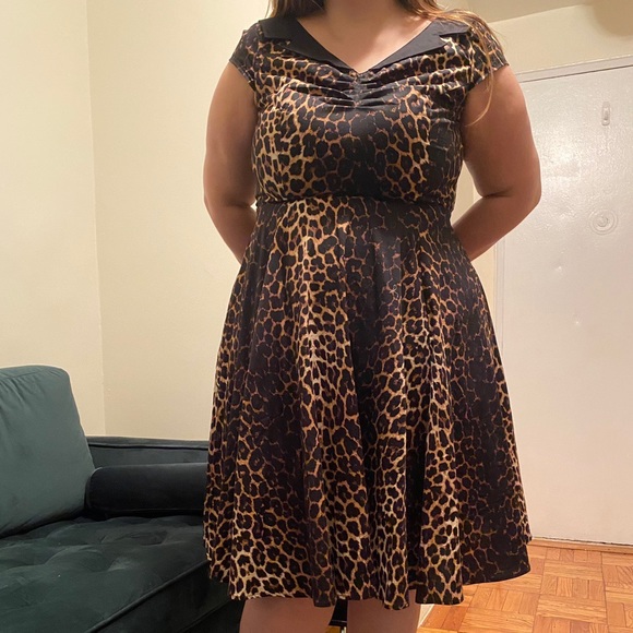 Hell Bunny Leopard Dress - Picture 4 of 4